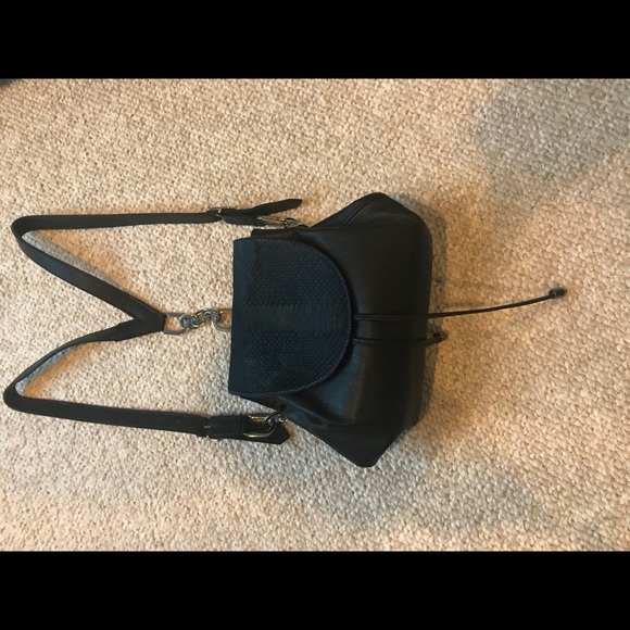 costella Handbags - Emelyn black and navy blue backpack